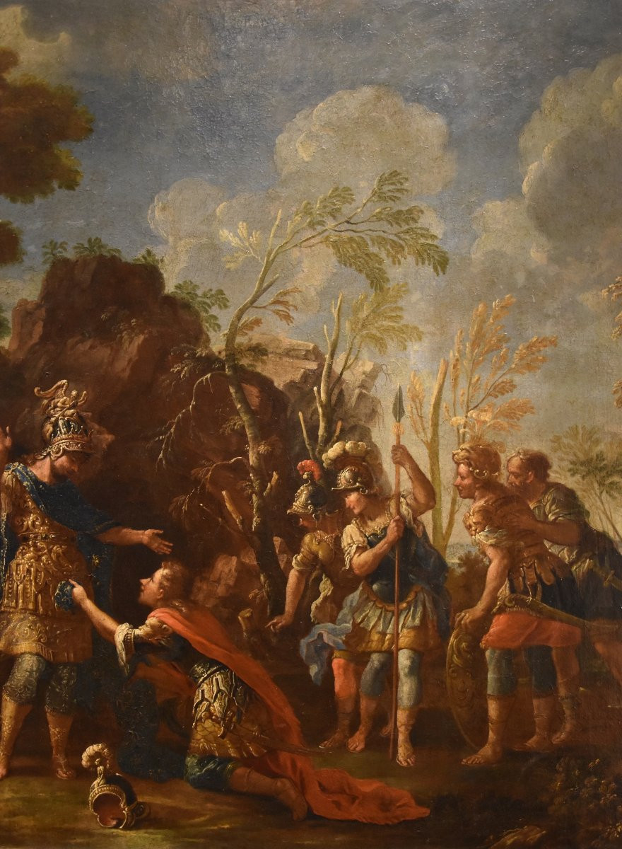 Alexander The Great Shows Mercy To The Persians, Francesco Fontebasso (venice 1709–1769)-photo-7