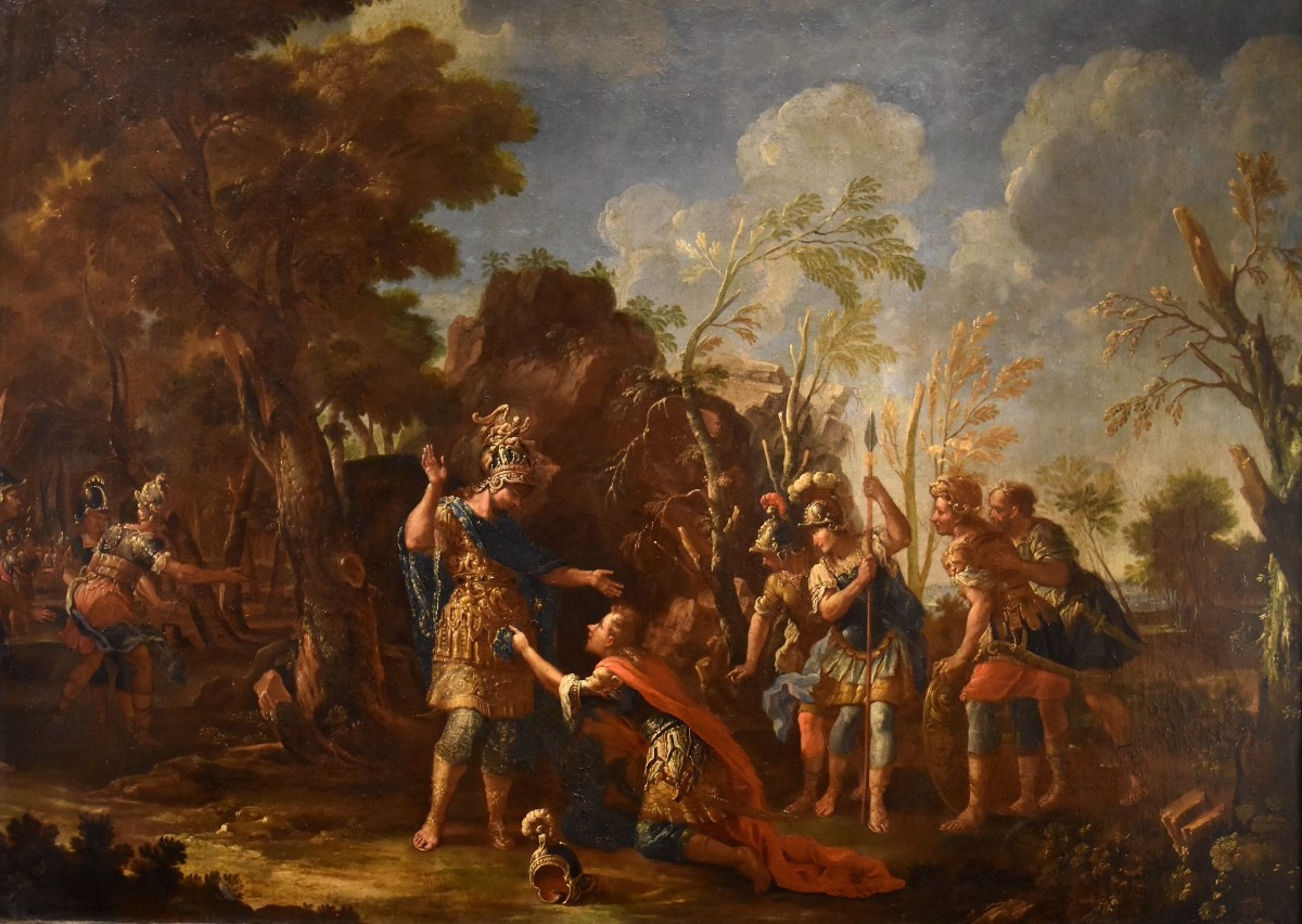 Alexander The Great Shows Mercy To The Persians, Francesco Fontebasso (venice 1709–1769)