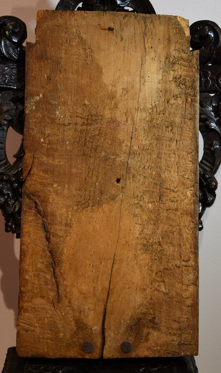 Wooden High Relief “saint Barbara,” Southern France, 16th–17th Century-photo-6