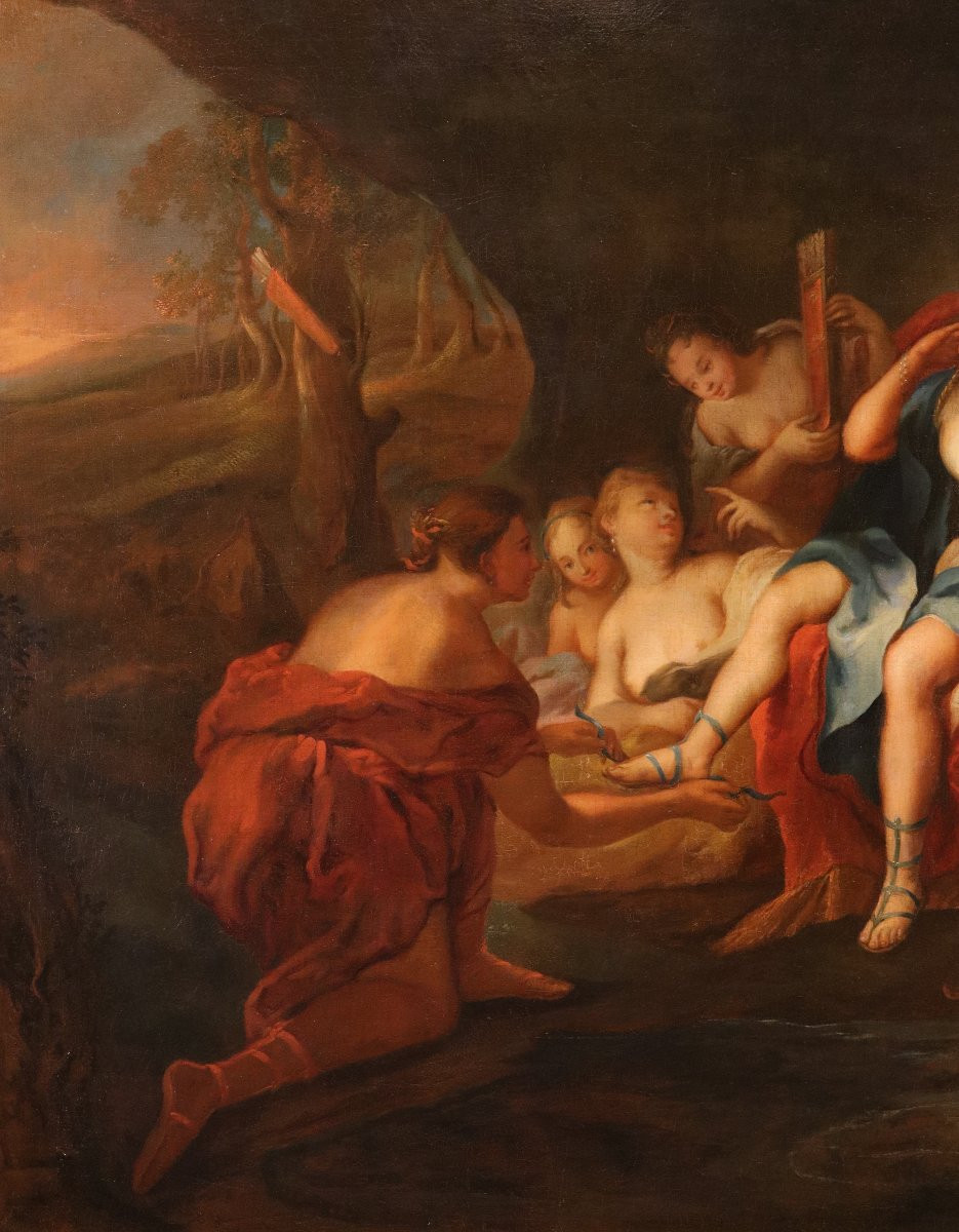 Diane et ses nymphes, Antoine Coypel (Paris, 1661 - 1722) Atelier-photo-1