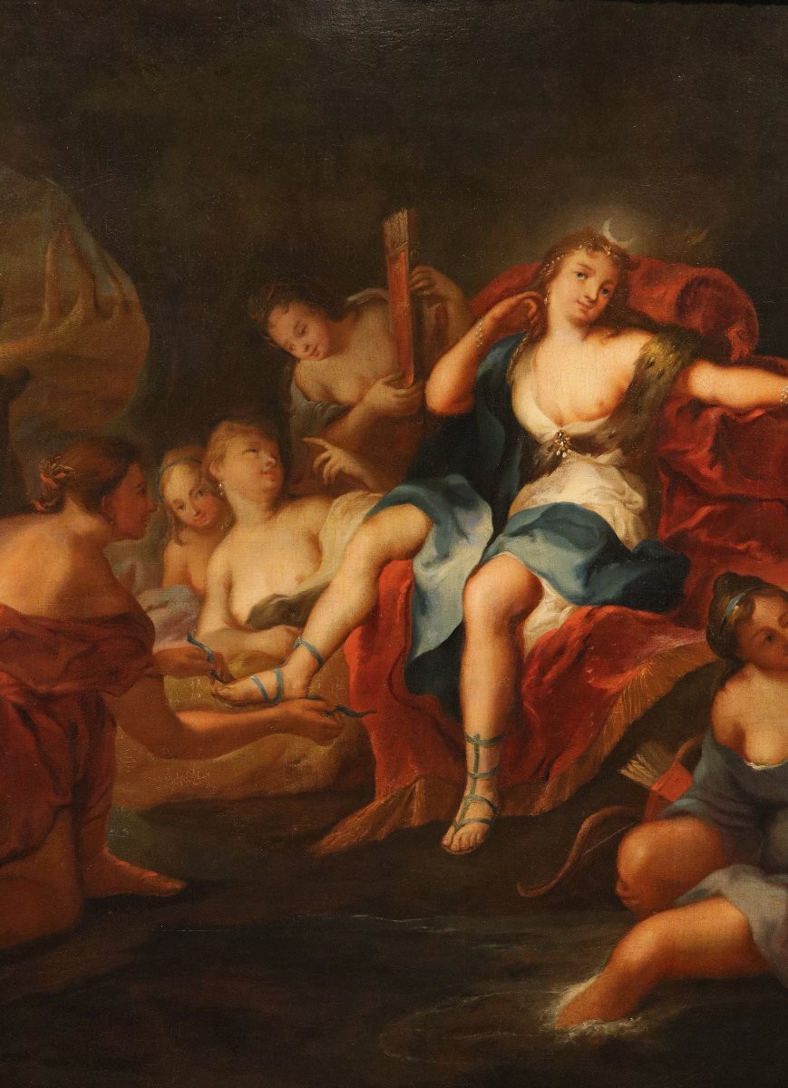 Diane et ses nymphes, Antoine Coypel (Paris, 1661 - 1722) Atelier-photo-2