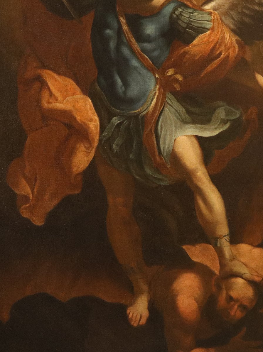 The Archangel Michael, Guido Reni (bologna, 1575–1642) Follower Of-photo-4