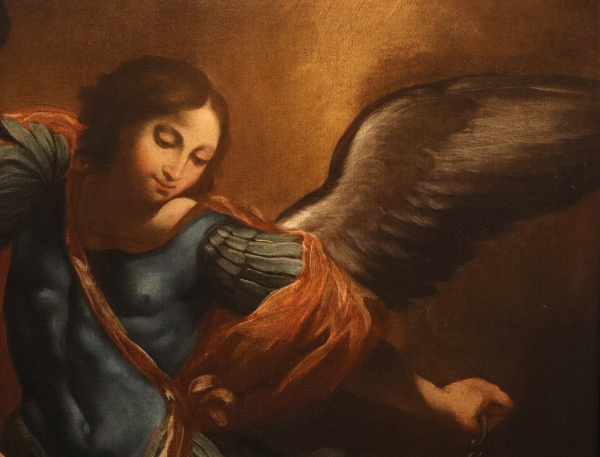The Archangel Michael, Guido Reni (bologna, 1575–1642) Follower Of-photo-4
