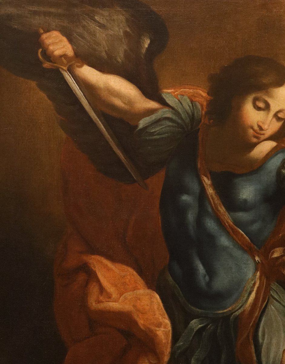 The Archangel Michael, Guido Reni (bologna, 1575–1642) Follower Of-photo-5