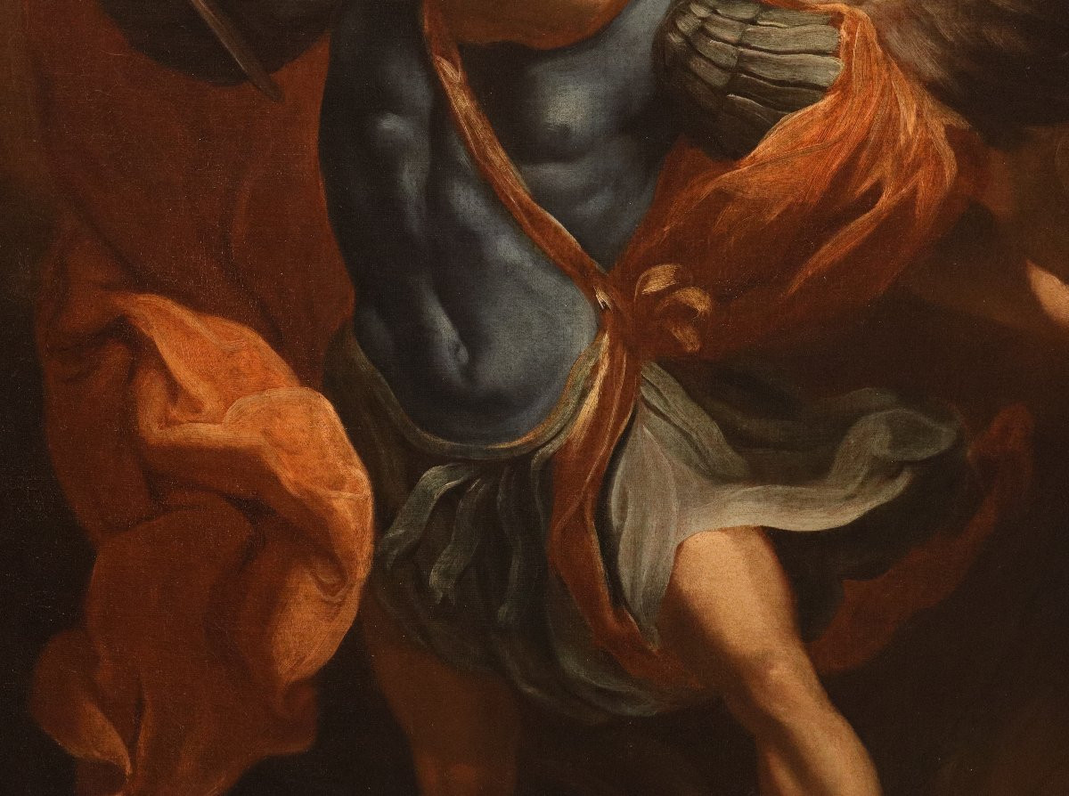 The Archangel Michael, Guido Reni (bologna, 1575–1642) Follower Of-photo-6