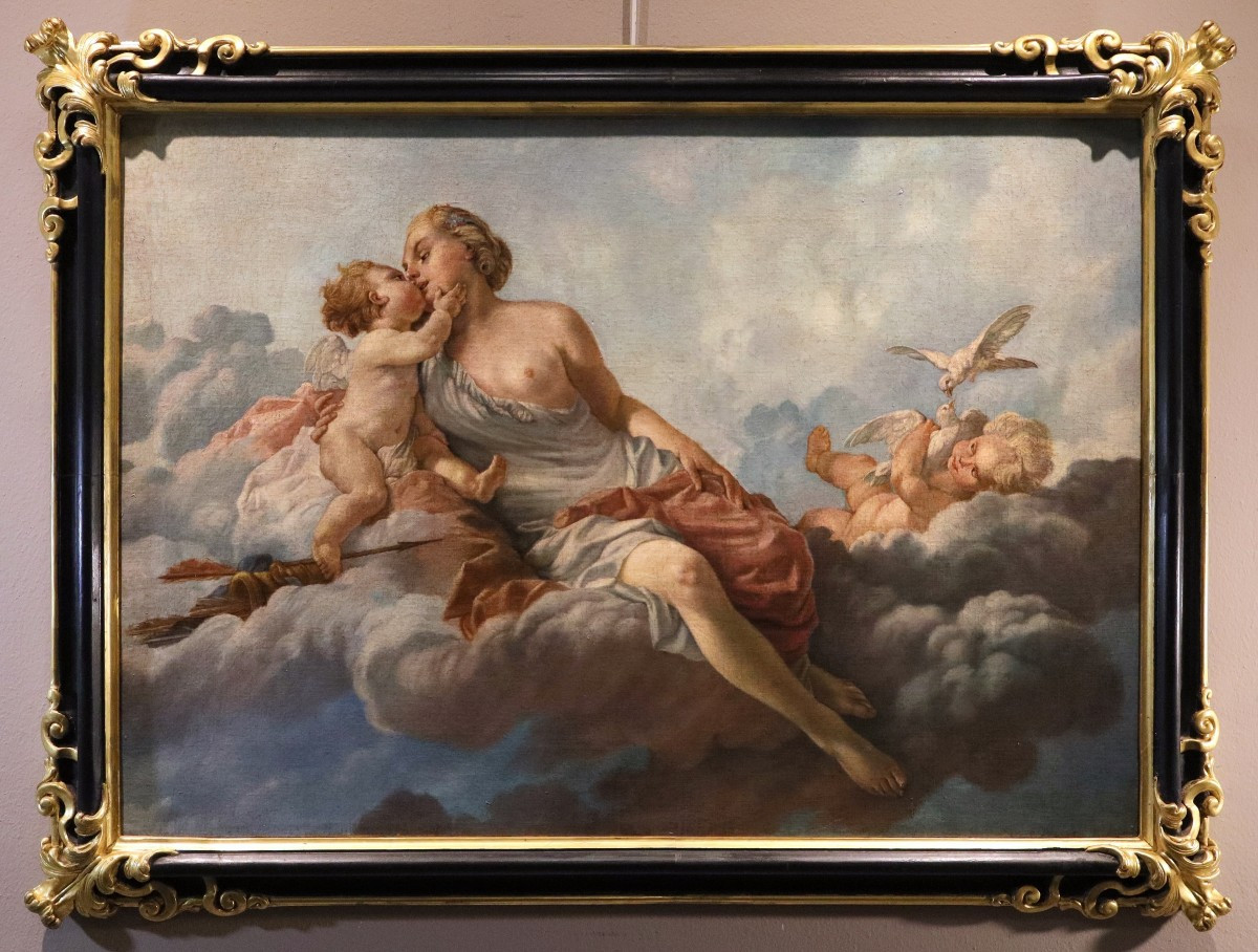 Venus And Cupid, Noël Hallé (paris, 1711–1781)