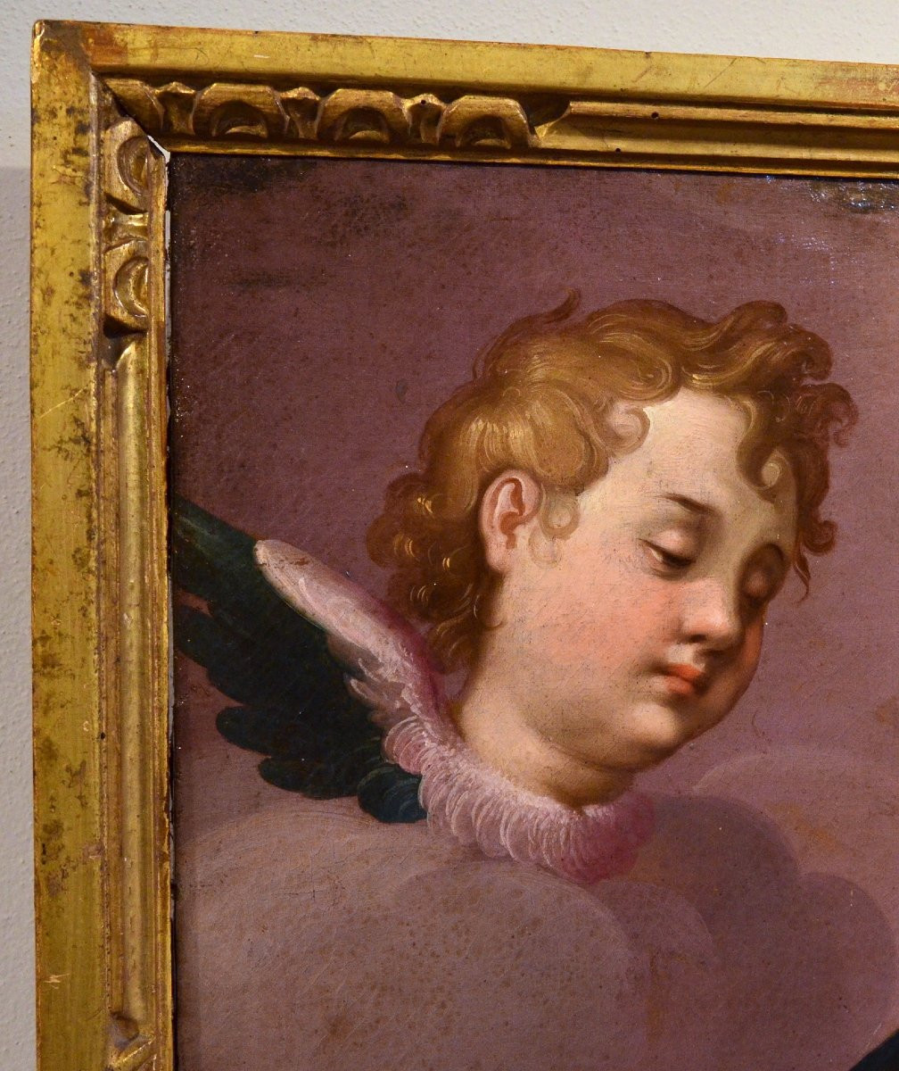The Pietà With Two Cherubs, Scipione Pulzone (gaeta 1550 – Rome 1598)  Entourage Of-photo-4
