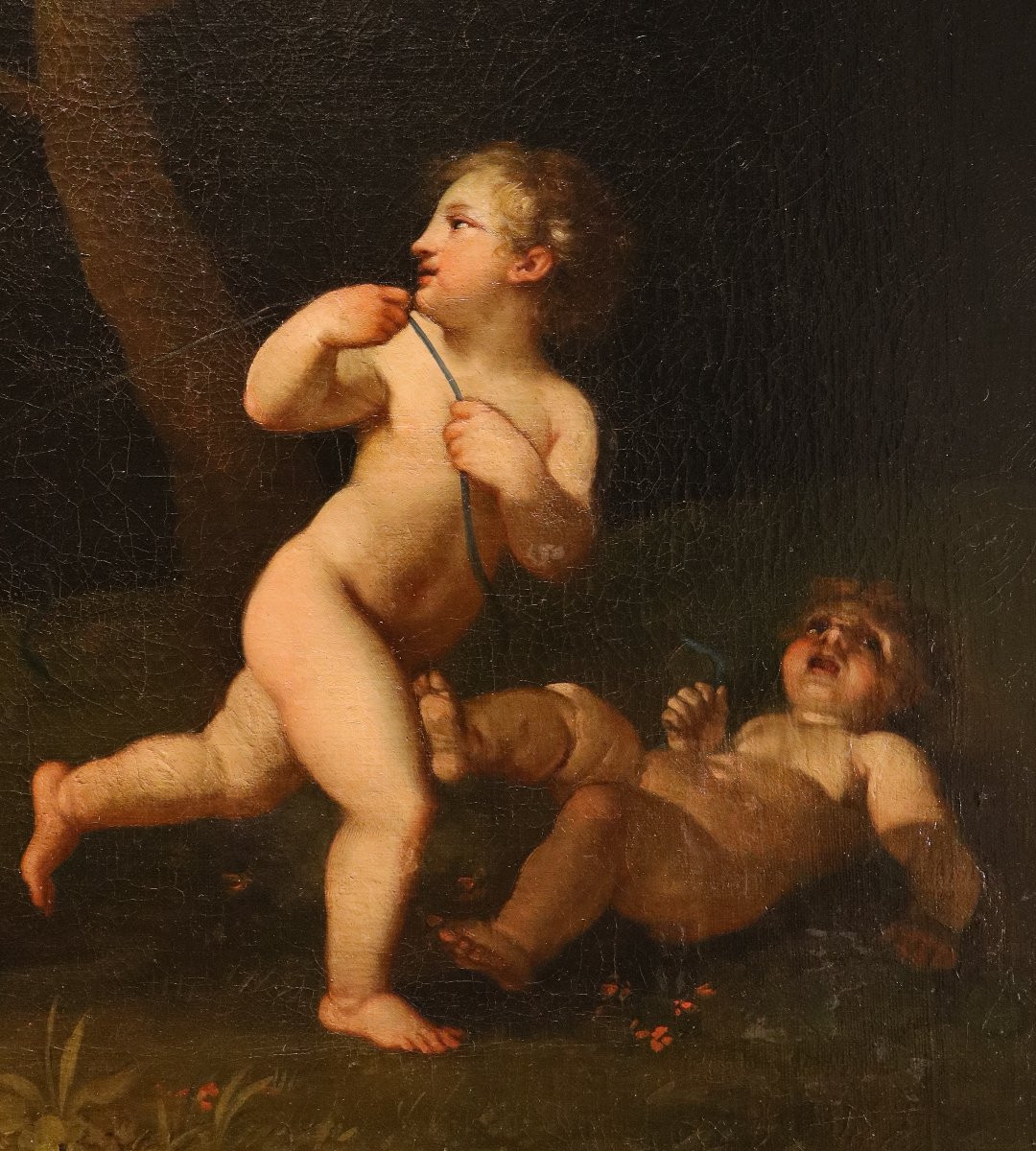 Cupids At Play With Venus’s Chariot, Francesco Albani (bologna 1578–1660) Workshop-photo-1