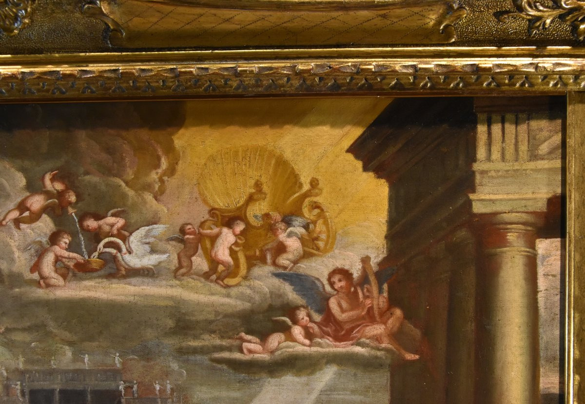 La Toilette de Vénus, Francesco Albani (Bologne 1578 - 1660) Suiveur de-photo-7