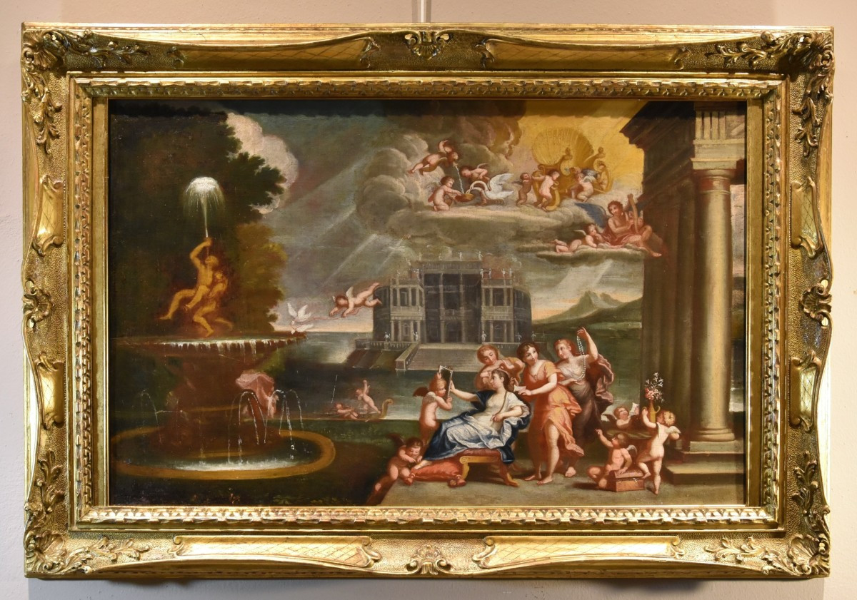 La Toilette de Vénus, Francesco Albani (Bologne 1578 - 1660) Suiveur de