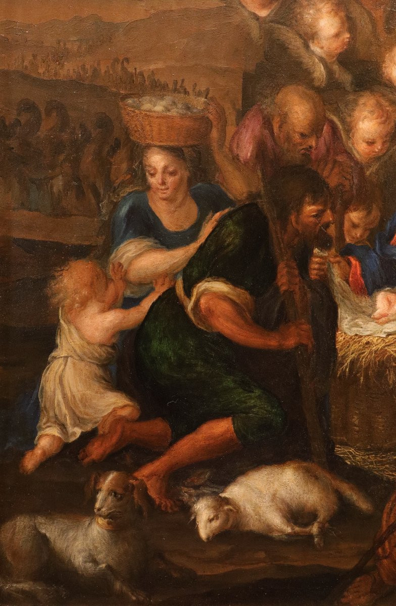 The Adoration Of The Shepherds, Pieter Van Lint (antwerp, 1609–1690) Workshop-photo-7