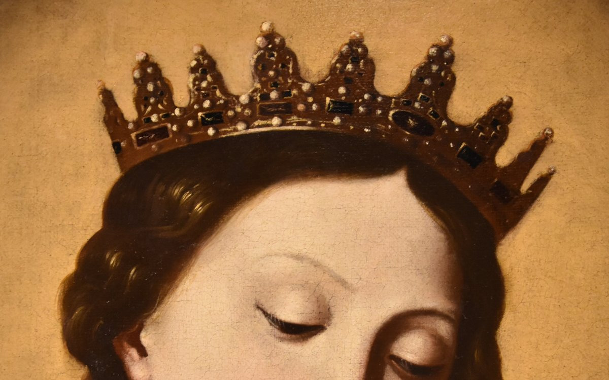 Sainte Catherine d'Alexandrie, Guido Reni (Bologne 1575 - 1642) Atelier De -photo-4
