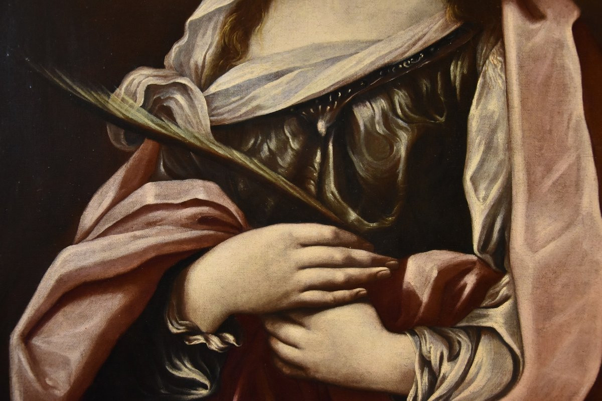 Sainte Catherine d'Alexandrie, Guido Reni (Bologne 1575 - 1642) Atelier De -photo-6