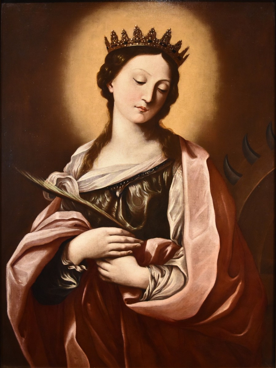 Sainte Catherine d'Alexandrie, Guido Reni (Bologne 1575 - 1642) Atelier De 