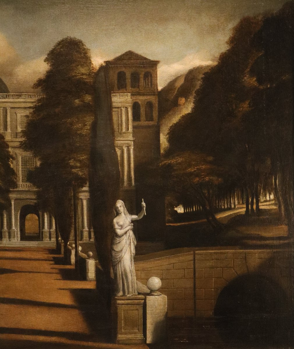 View Of A Villa With An Italian Garden, Isaac De Moucheron (amsterdam, 1667–1744) Workshop-photo-4