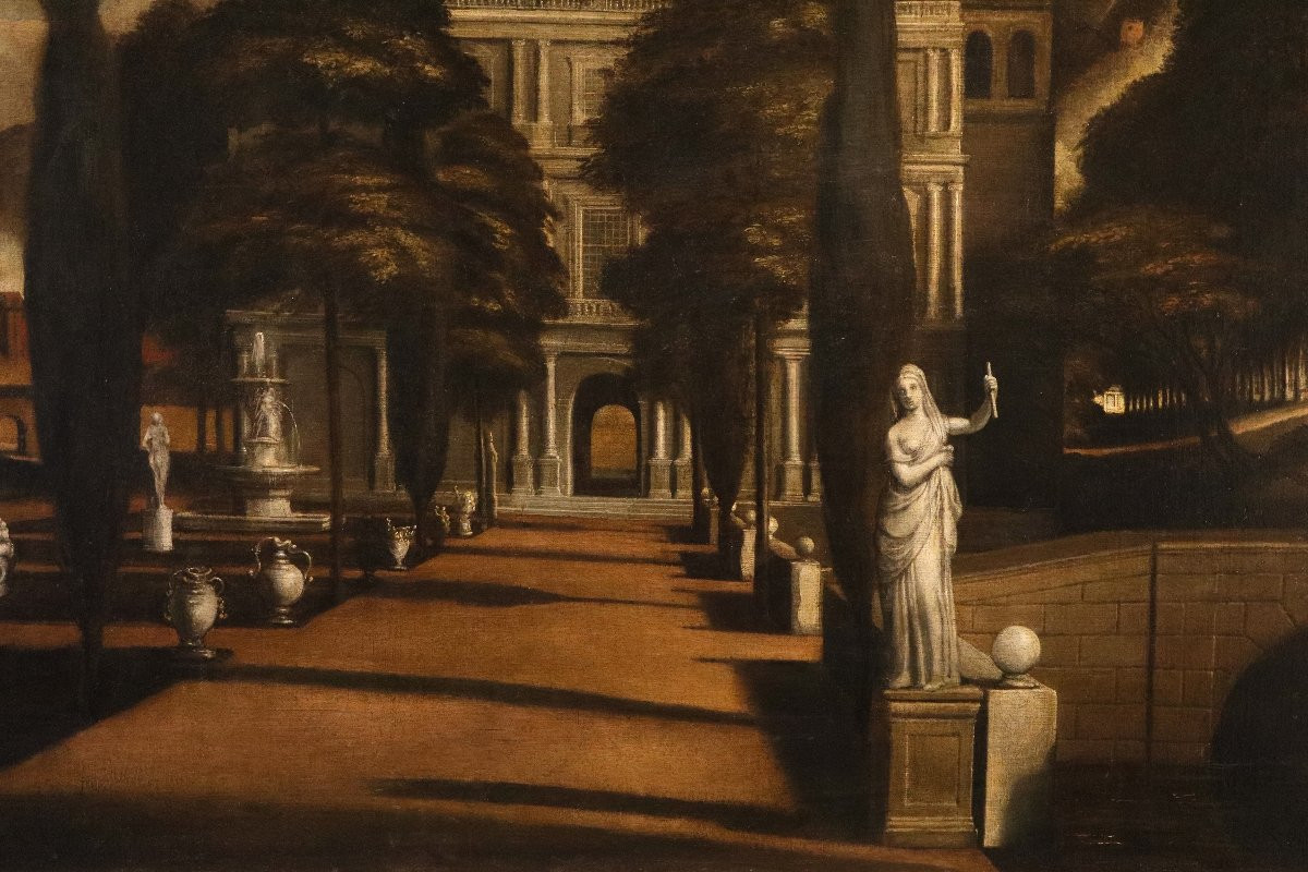 View Of A Villa With An Italian Garden, Isaac De Moucheron (amsterdam, 1667–1744) Workshop-photo-6