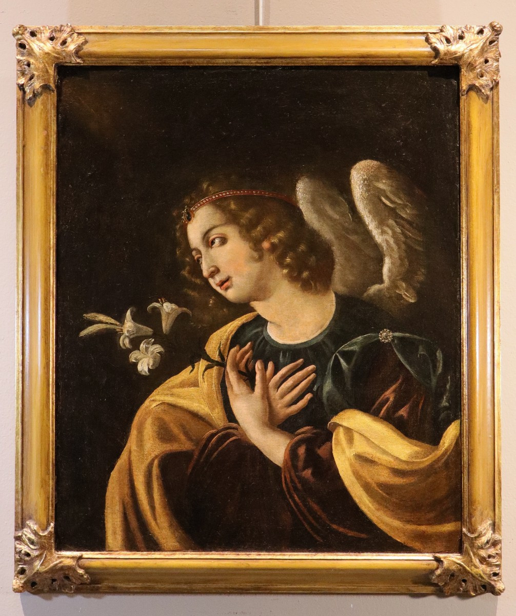 The Announcing Angel, Lucrina Fetti (rome, C. 1590 – Mantua, 1673)
