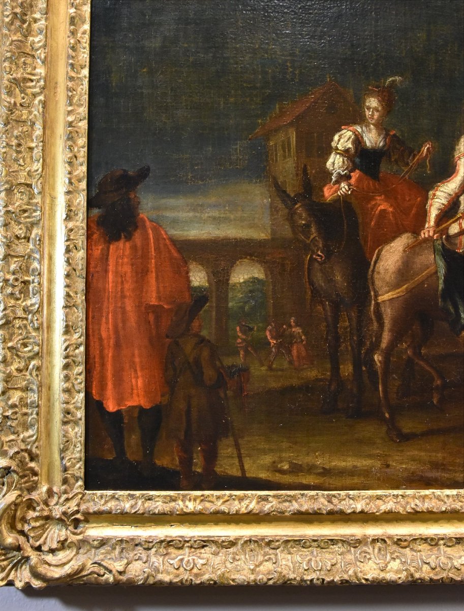 Carnaval à Venise avec Arlequin, Marco Marcola (Vérone, 1711 - 1780)-photo-3