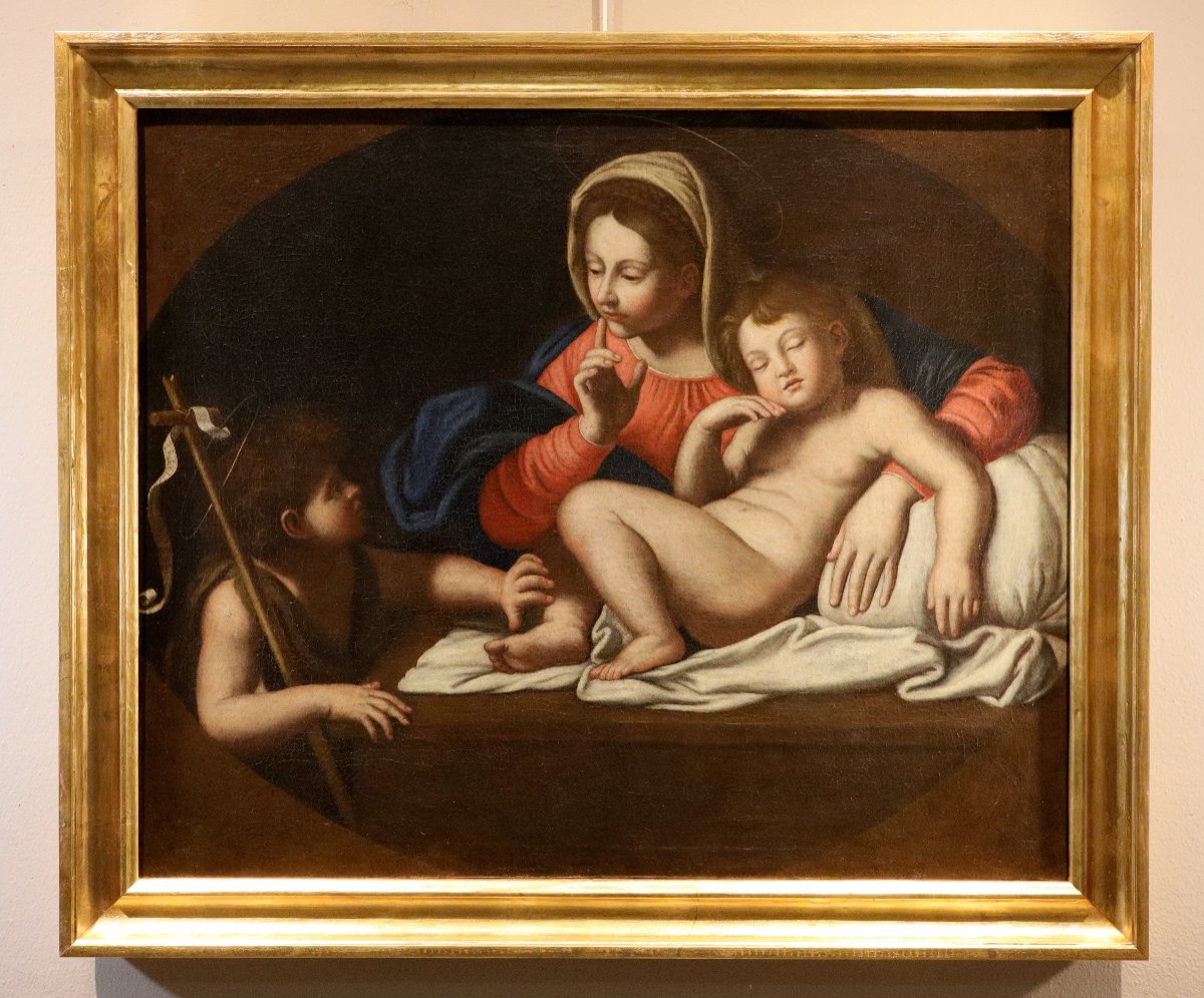 Madonna Of Silence, Annibale Carracci (bologna 1560 – Rome 1609) School Of-photo-2