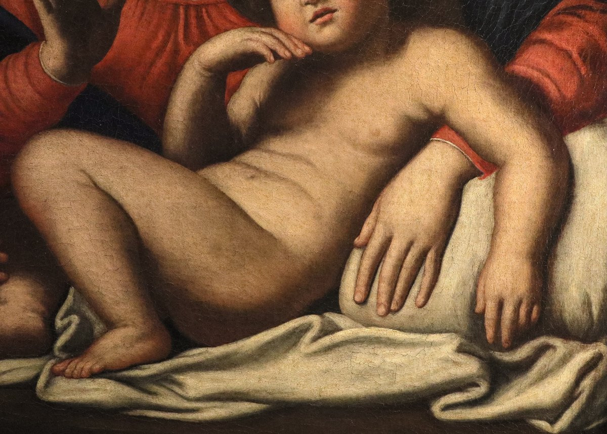 Madonna Of Silence, Annibale Carracci (bologna 1560 – Rome 1609) School Of-photo-1
