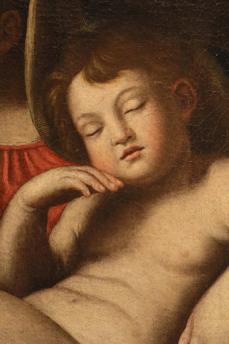 Madonna Of Silence, Annibale Carracci (bologna 1560 – Rome 1609) School Of-photo-4