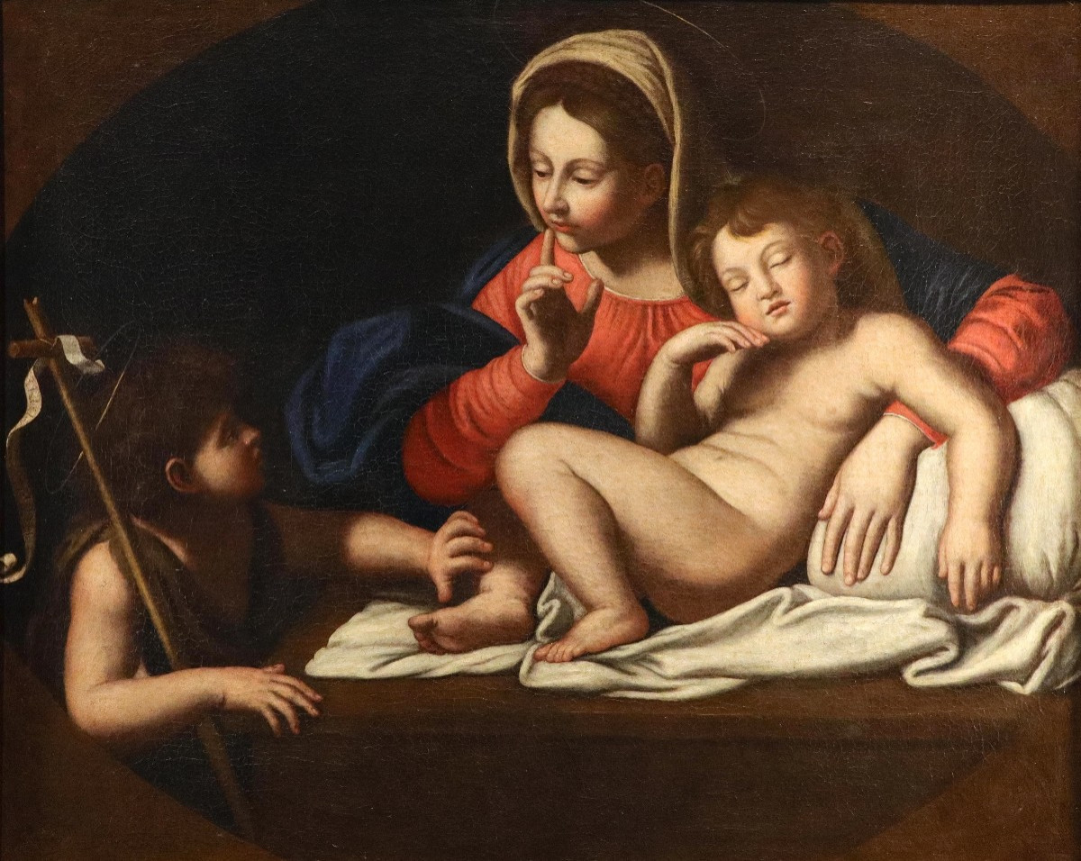 Madonna Of Silence, Annibale Carracci (bologna 1560 – Rome 1609) School Of