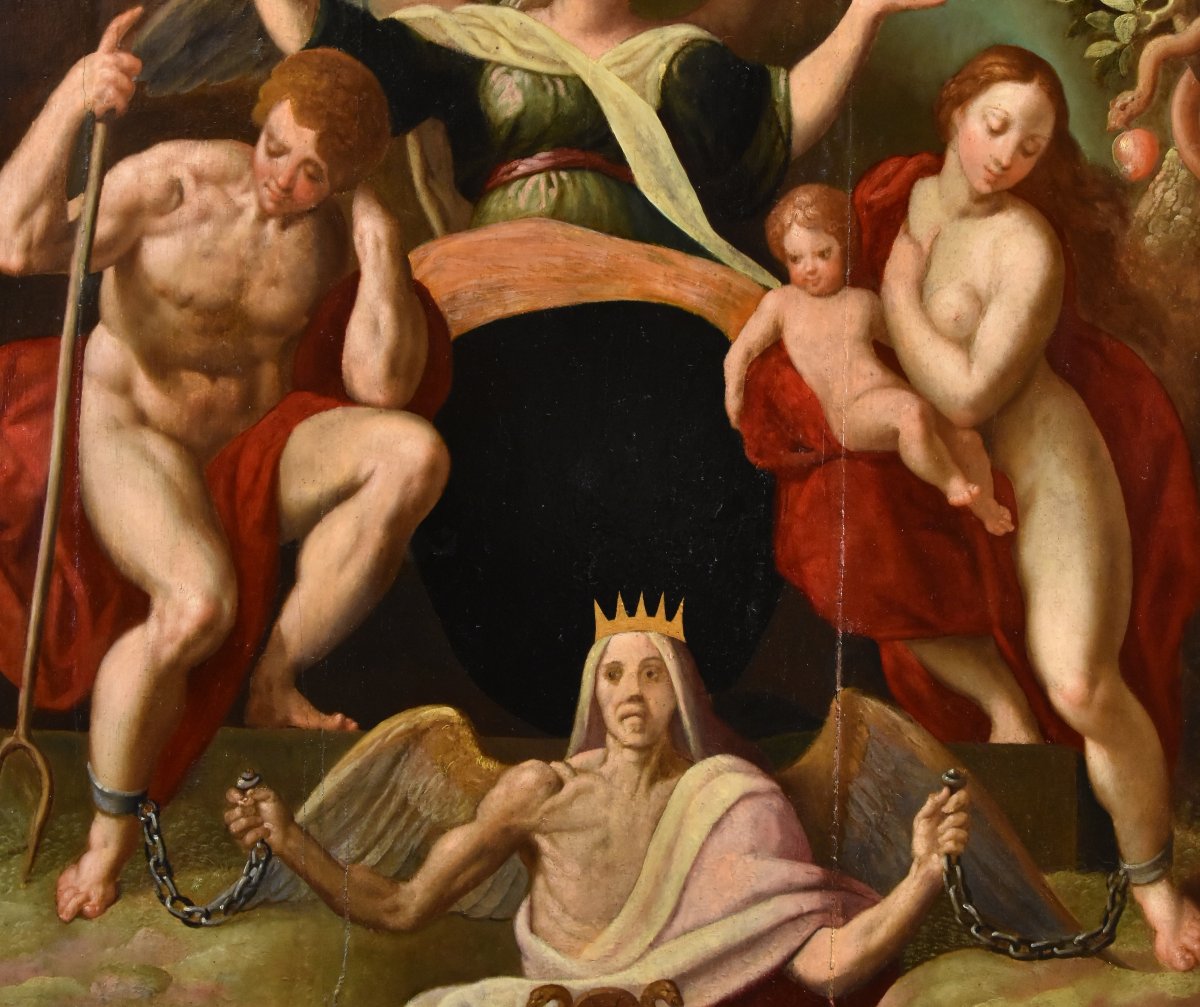 La rédemption d'Adam et Ève, Jacob de Backer (Anvers 1555 – 1585)-photo-1
