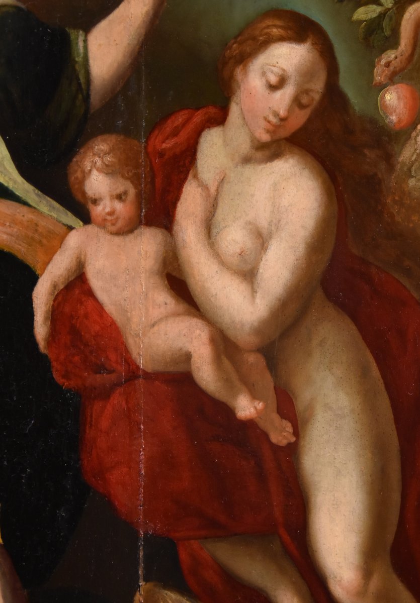 La rédemption d'Adam et Ève, Jacob de Backer (Anvers 1555 – 1585)-photo-3