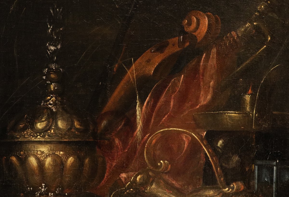 Vanitas Still Life, Franciscus Gysbrechts (antwerp, 1649 – Leiden, 1677)-photo-1