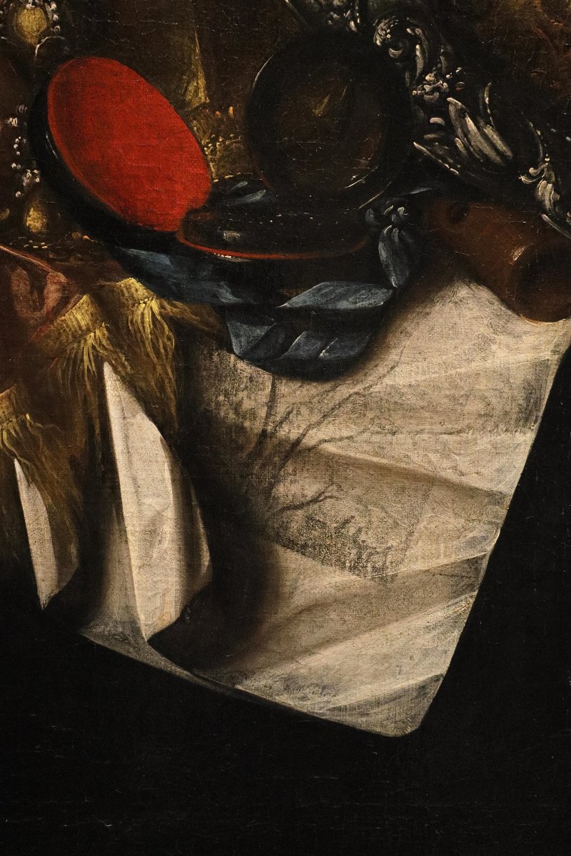 Vanitas Still Life, Franciscus Gysbrechts (antwerp, 1649 – Leiden, 1677)-photo-2