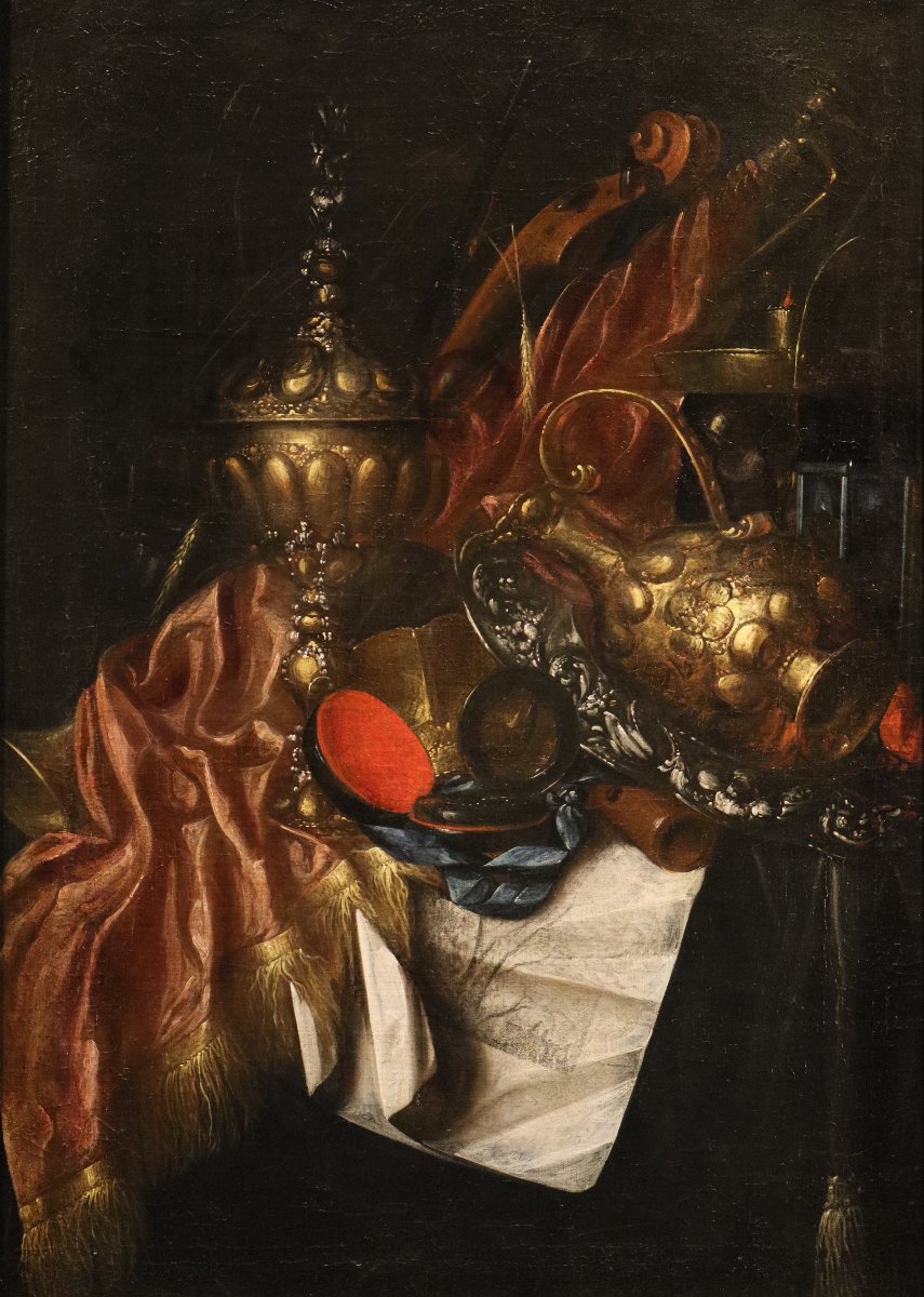 Vanitas Still Life, Franciscus Gysbrechts (antwerp, 1649 – Leiden, 1677)
