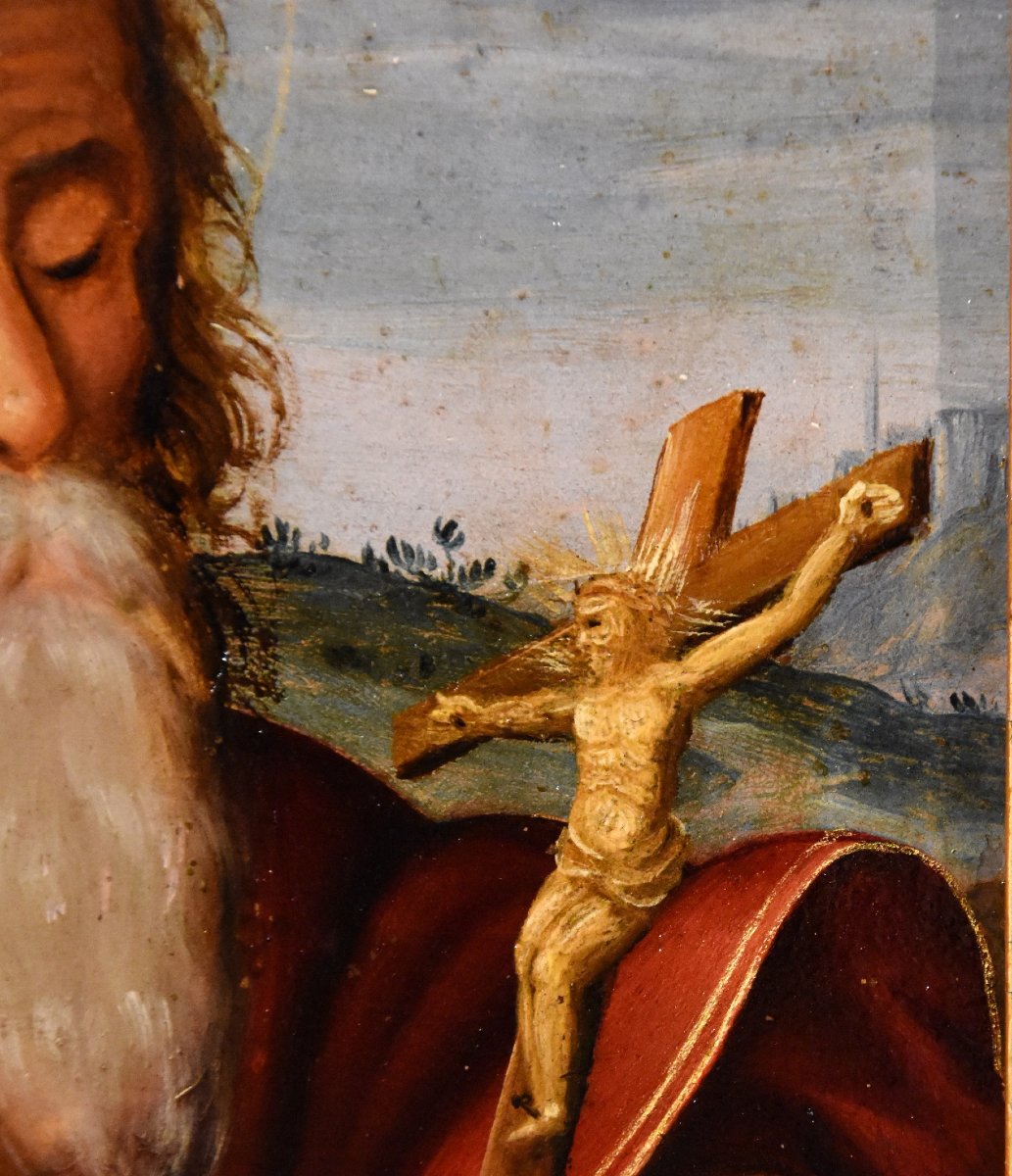 A Panel Painting Depicting 'saint Jerome', From The Circle Of Giuseppe Mazzuoli (ferrara, 1536–1589)-photo-5