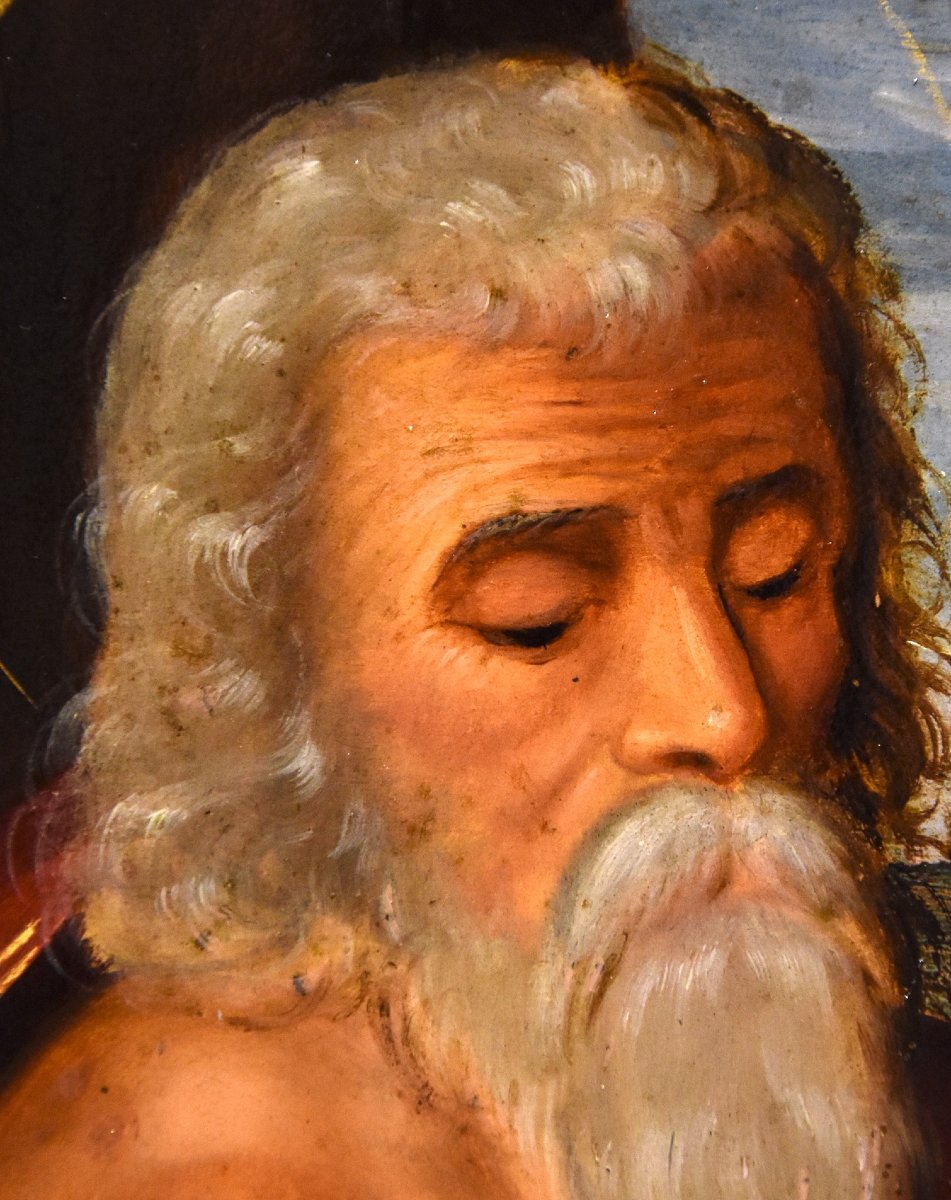 A Panel Painting Depicting 'saint Jerome', From The Circle Of Giuseppe Mazzuoli (ferrara, 1536–1589)-photo-7