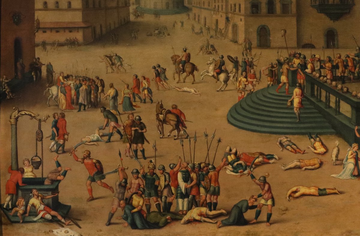 Massacre Ordered By The Triumvirs, Workshop Of Antoine Caron (beauvais, 1521 – Paris, 1599) -photo-5