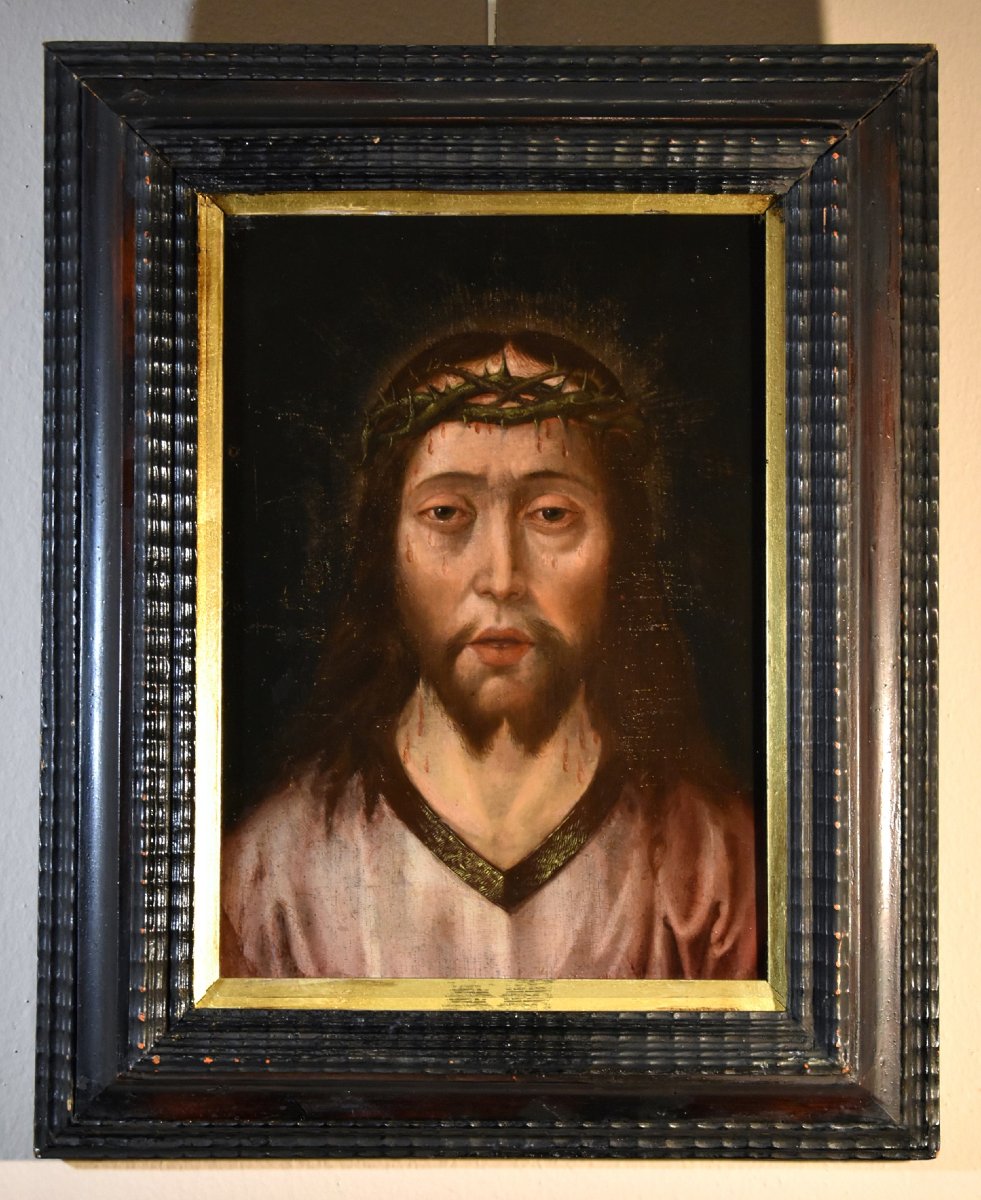 Ecce Homo, Cercle De Quentin Metsys (Louvain, 1466 - Anvers, 1530)-photo-2