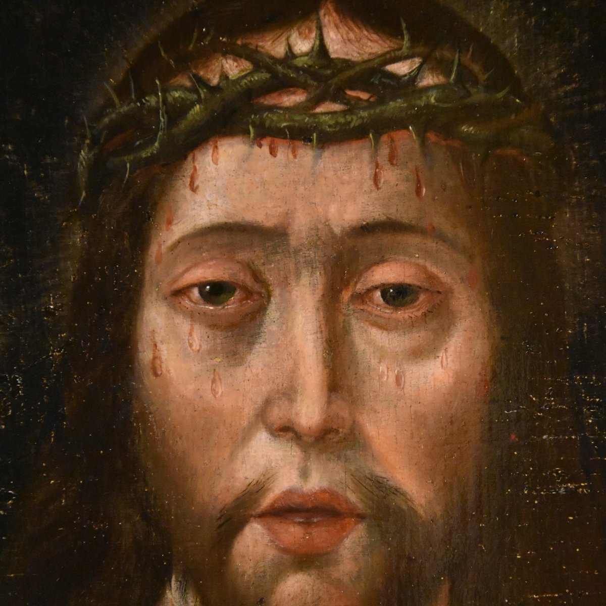 Ecce Homo, Cercle De Quentin Metsys (Louvain, 1466 - Anvers, 1530)-photo-3
