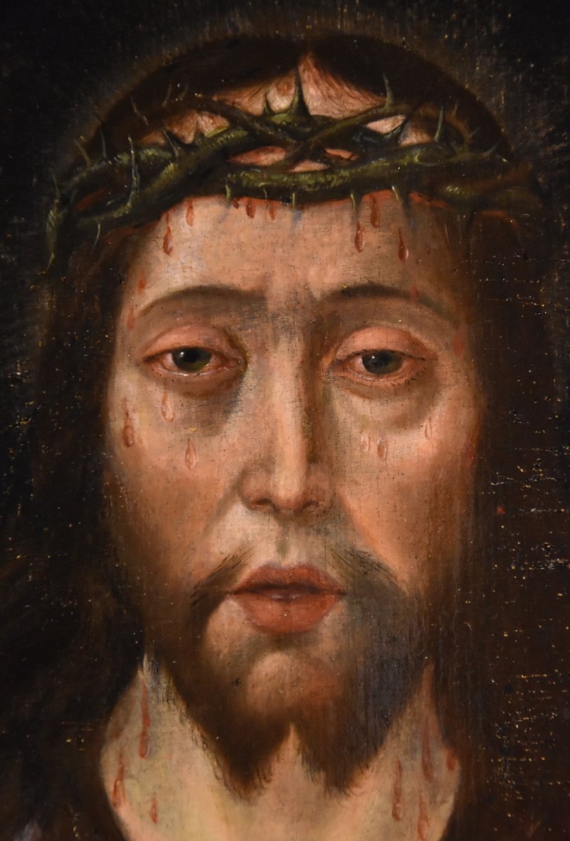 Ecce Homo, Cercle De Quentin Metsys (Louvain, 1466 - Anvers, 1530)-photo-4