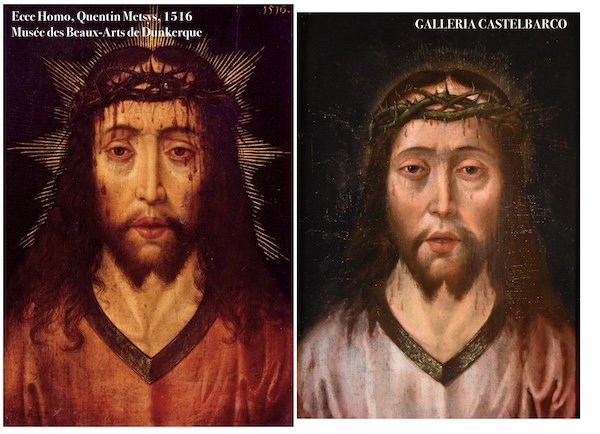 Ecce Homo, Cercle De Quentin Metsys (Louvain, 1466 - Anvers, 1530)-photo-2