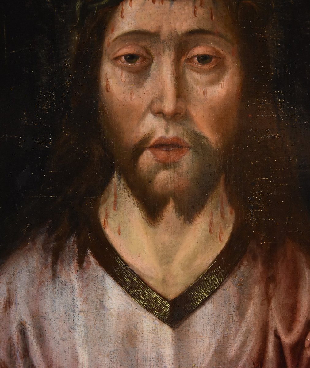 Ecce Homo, Cercle De Quentin Metsys (Louvain, 1466 - Anvers, 1530)-photo-4