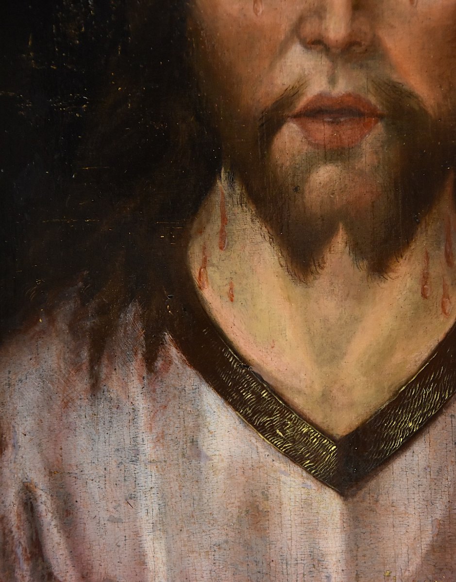Ecce Homo, Cercle De Quentin Metsys (Louvain, 1466 - Anvers, 1530)-photo-5