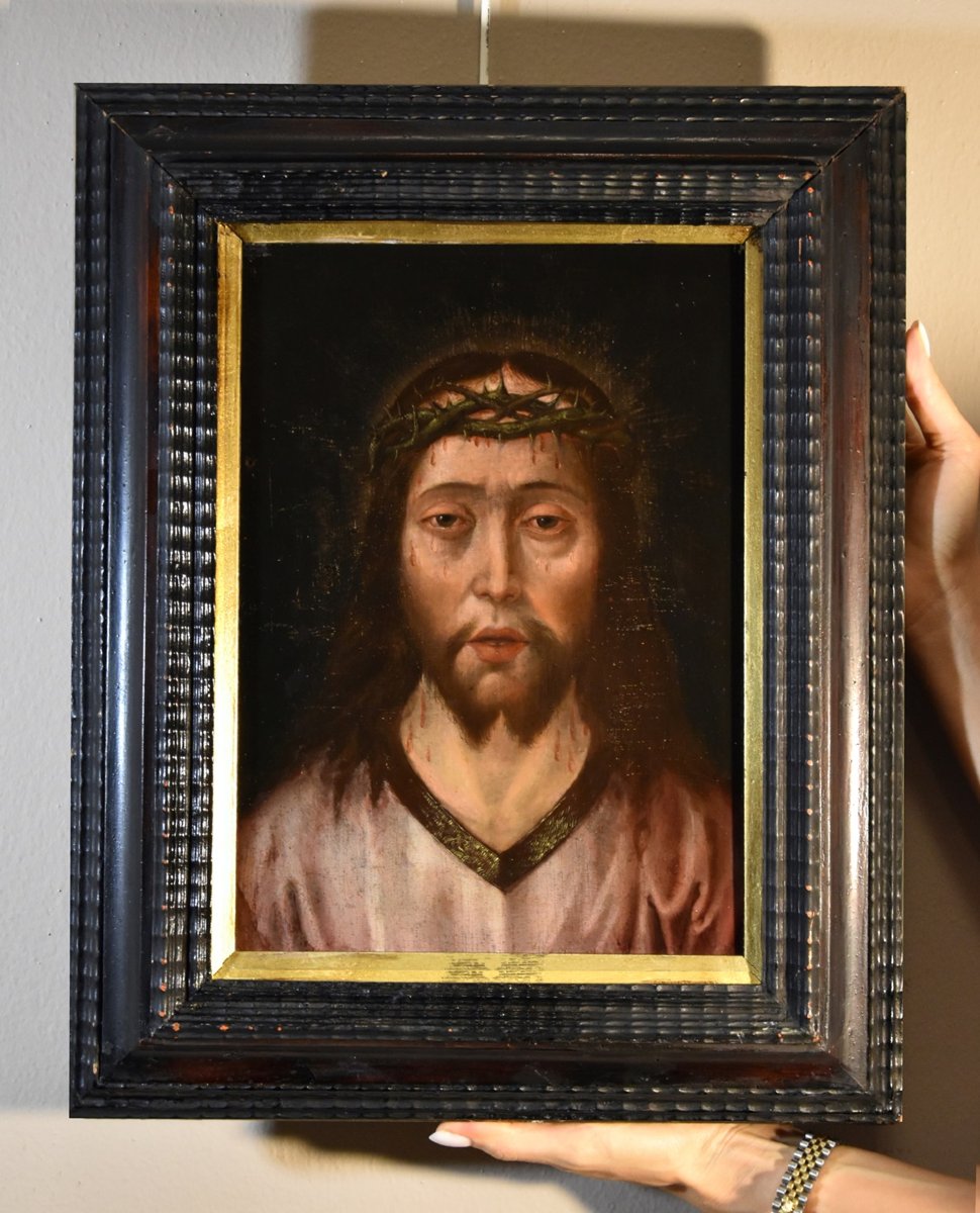 Ecce Homo, Cercle De Quentin Metsys (Louvain, 1466 - Anvers, 1530)-photo-8