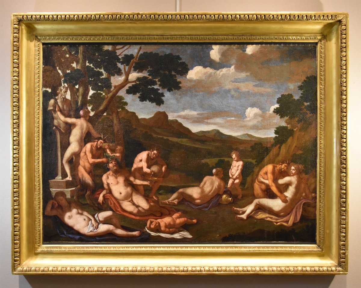 Bacchanalia, Attributed To Giulio Carpioni (venice, 1613 – Vicenza, 1678)-photo-2