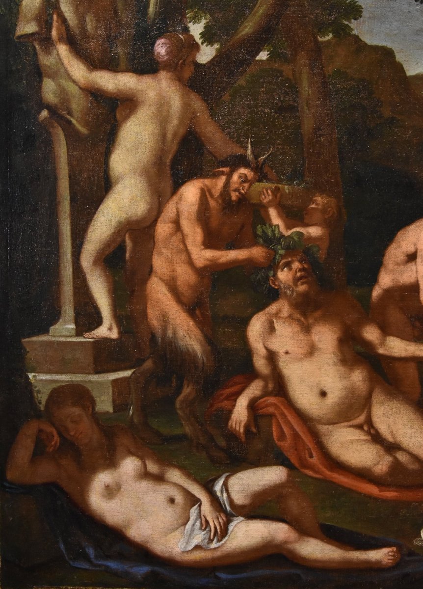 Bacchanalia, Attributed To Giulio Carpioni (venice, 1613 – Vicenza, 1678)-photo-1