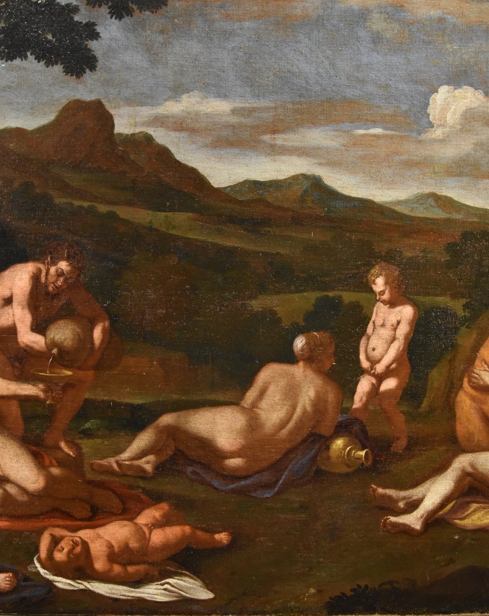 Bacchanalia, Attributed To Giulio Carpioni (venice, 1613 – Vicenza, 1678)-photo-2