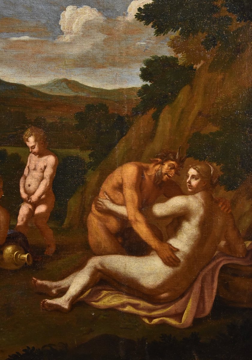 Bacchanalia, Attributed To Giulio Carpioni (venice, 1613 – Vicenza, 1678)-photo-3