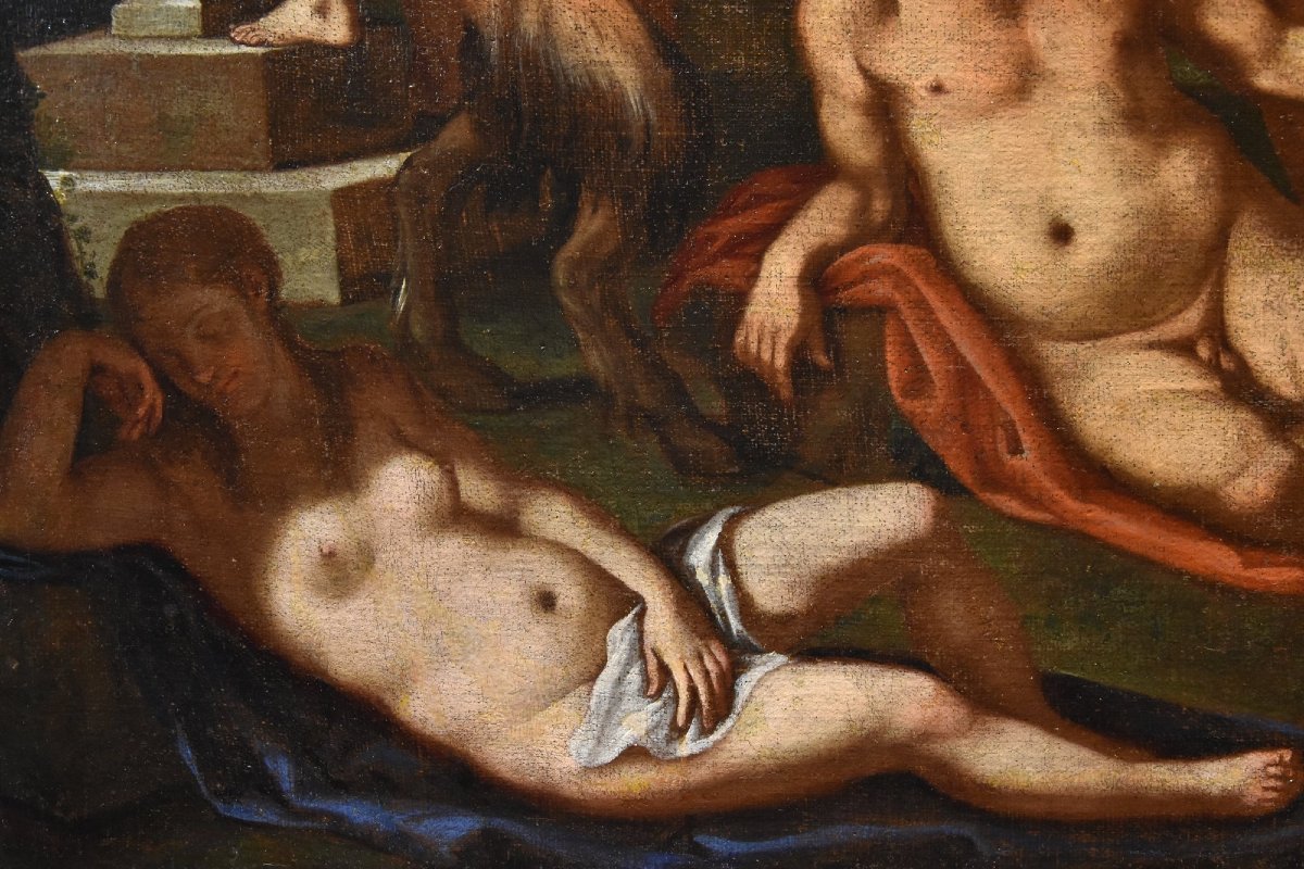 Bacchanalia, Attributed To Giulio Carpioni (venice, 1613 – Vicenza, 1678)-photo-5