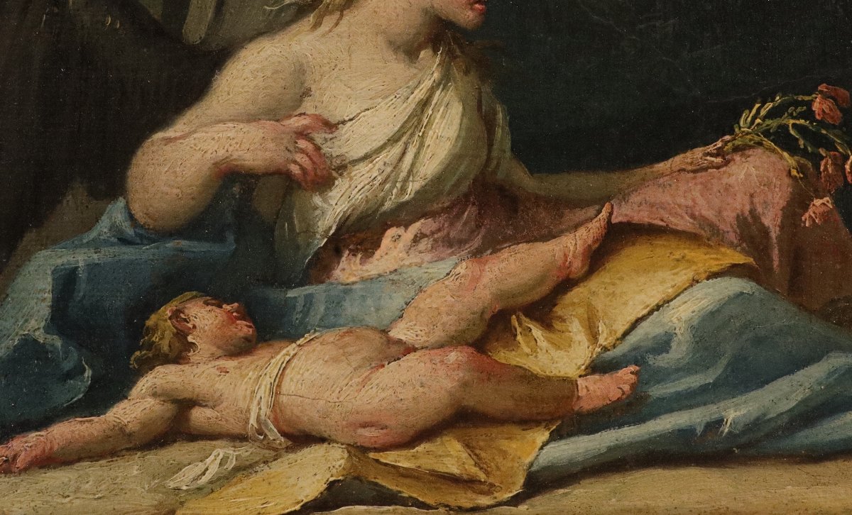 Gaspare Diziani (Belluno 1689 – Venise 1767), Allégorie du Sommeil (ou de la Nuit)-photo-4