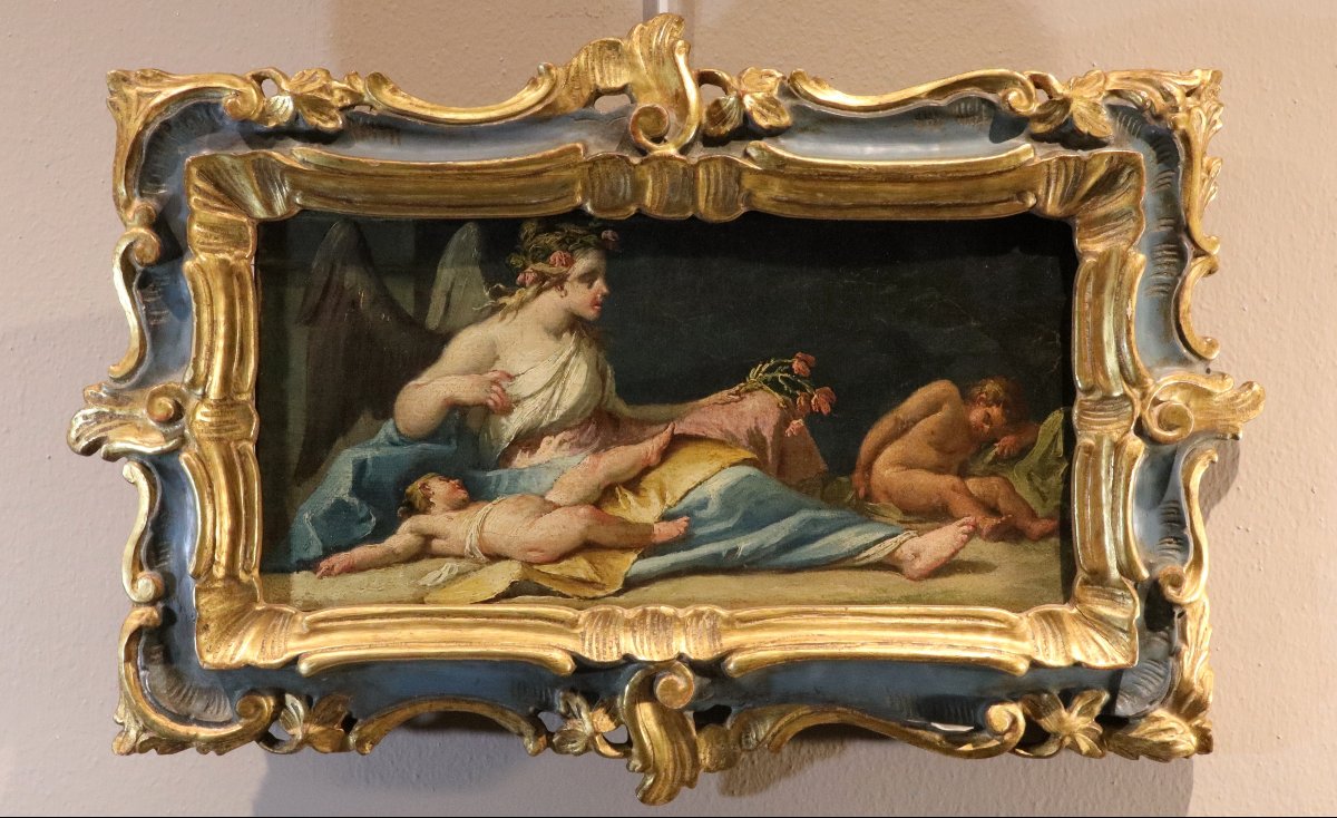 Gaspare Diziani (Belluno 1689 – Venise 1767), Allégorie du Sommeil (ou de la Nuit)-photo-5