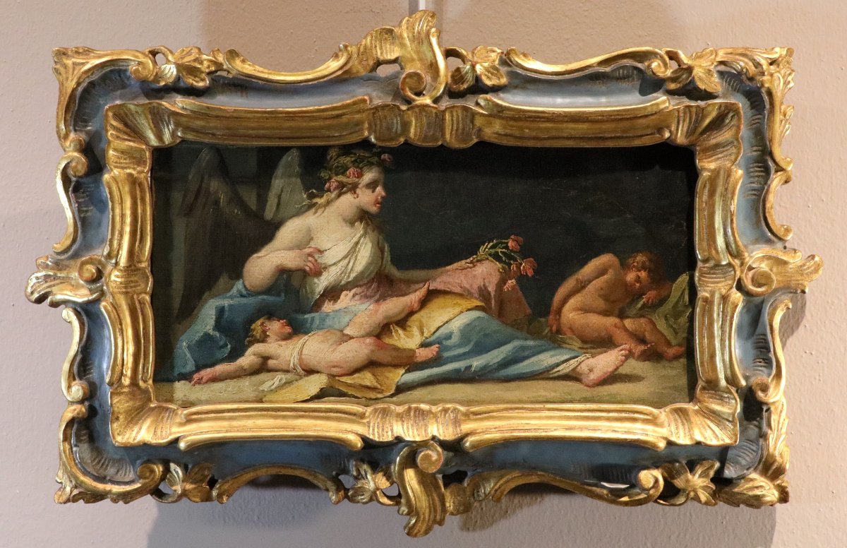 Gaspare Diziani (Belluno 1689 – Venise 1767), Allégorie du Sommeil (ou de la Nuit)