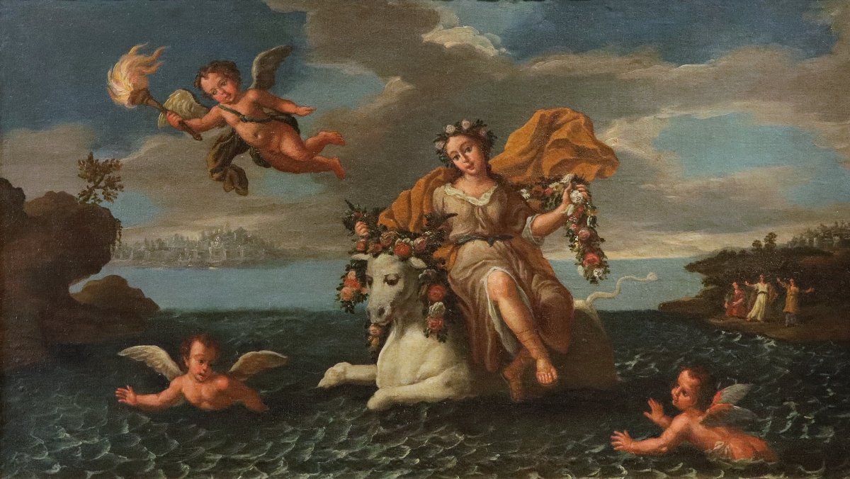  L'Enlèvement d'Europe, Paolo De Matteis (Piano Vetrale, 1662 - Naples, 1728) Cercle de-photo-2